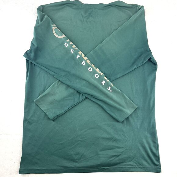 Magellan Outdoors Men's Long Sleeve Green Fishing Shirt No Size - Picture 9 of 9